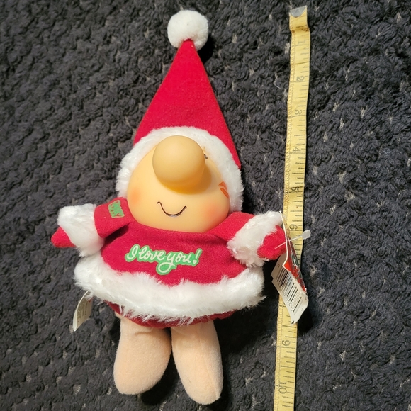 🎅 Santa ZIGGY vintage plush mini Christmas gift I Love You Kiss NWT 1985 - Picture 3 of 4